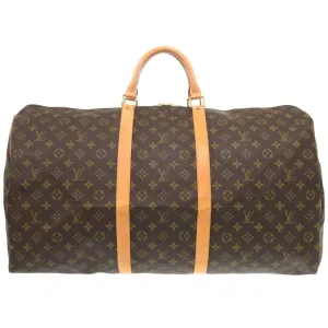 Louis Vuitton Keepall 60 Canvas Travel Bag (Pre-Owned)