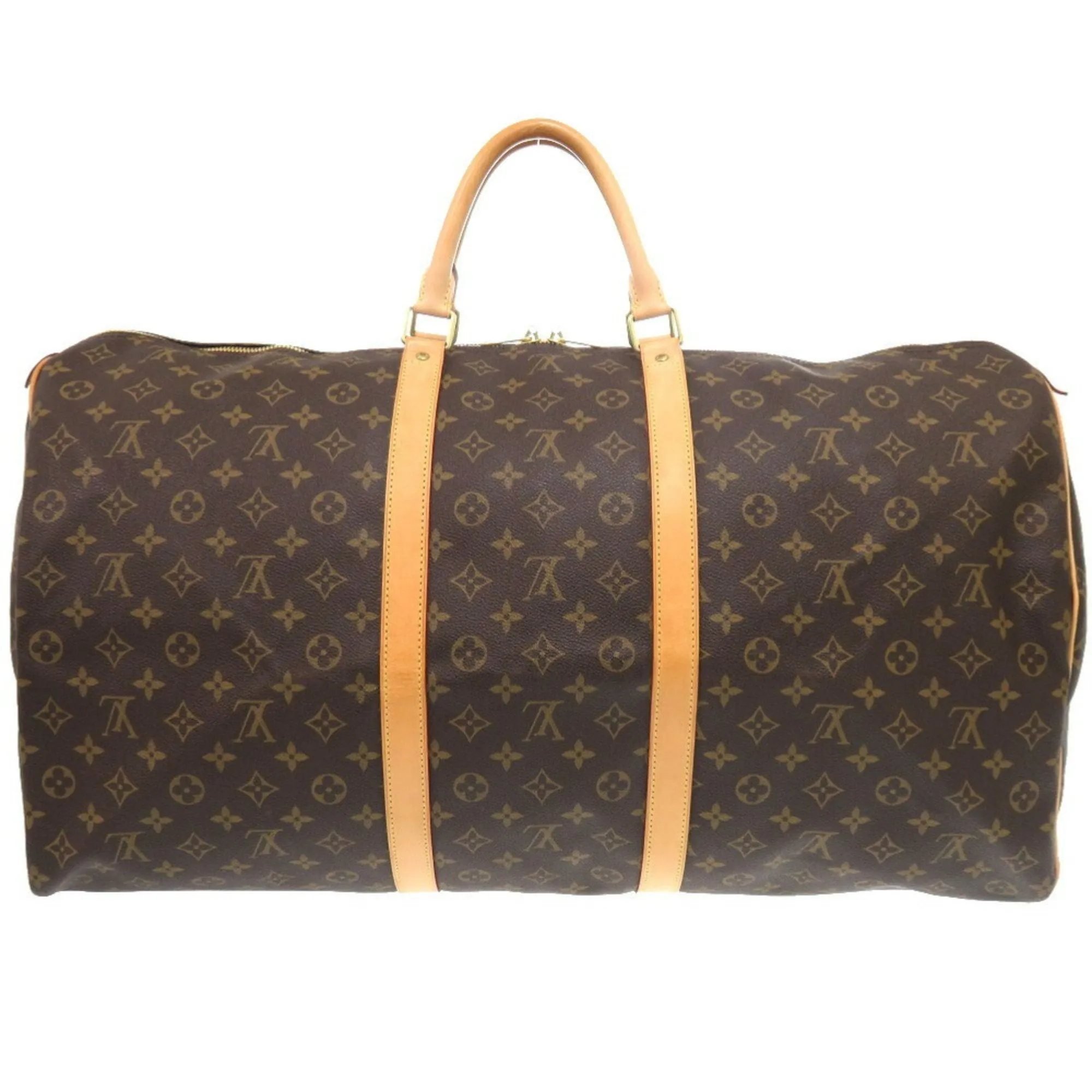 Louis Vuitton Keepall 60 Canvas Travel Bag (Pre-Owned)