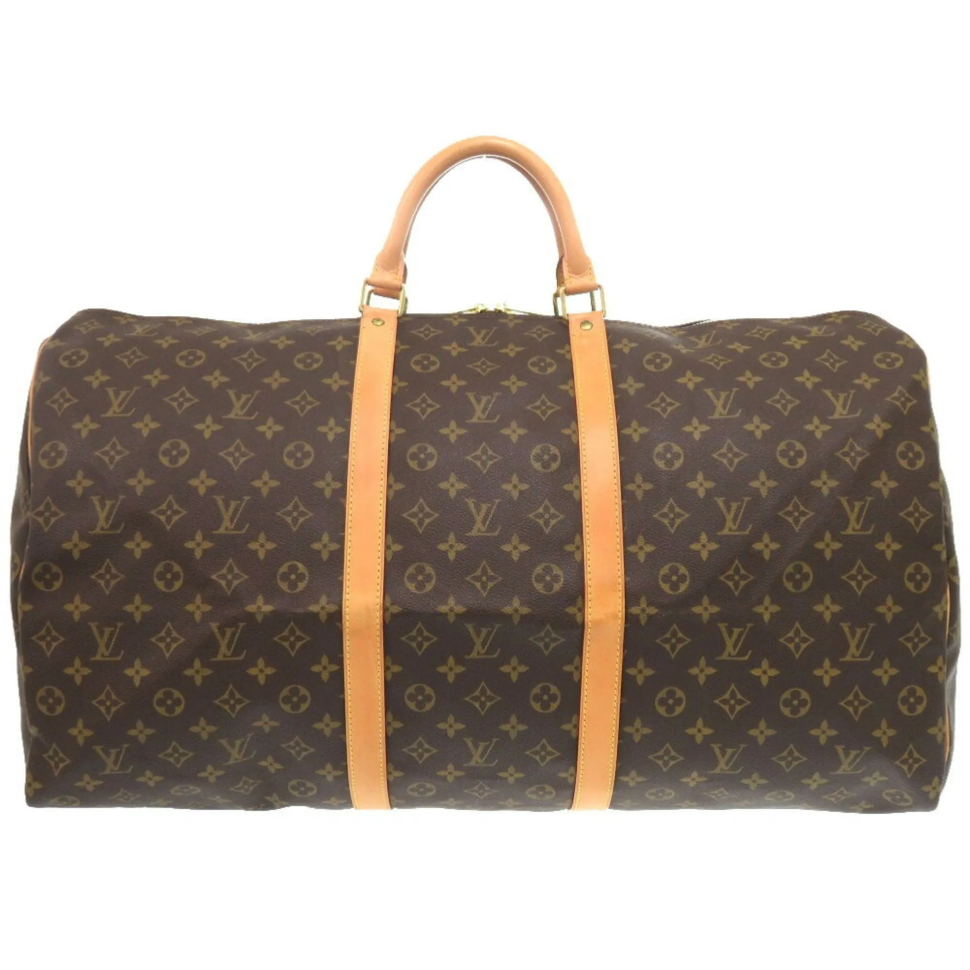 Louis Vuitton Keepall 60 Canvas Travel Bag (Pre-Owned)