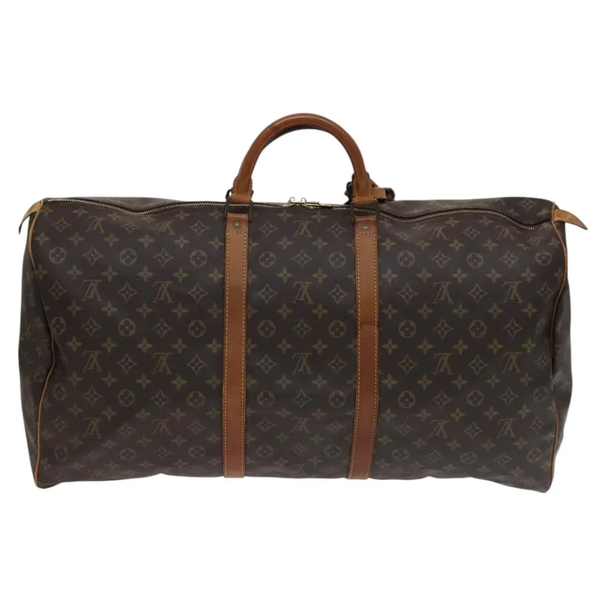 Louis Vuitton Keepall 60 Canvas Travel Bag (Pre-Owned)