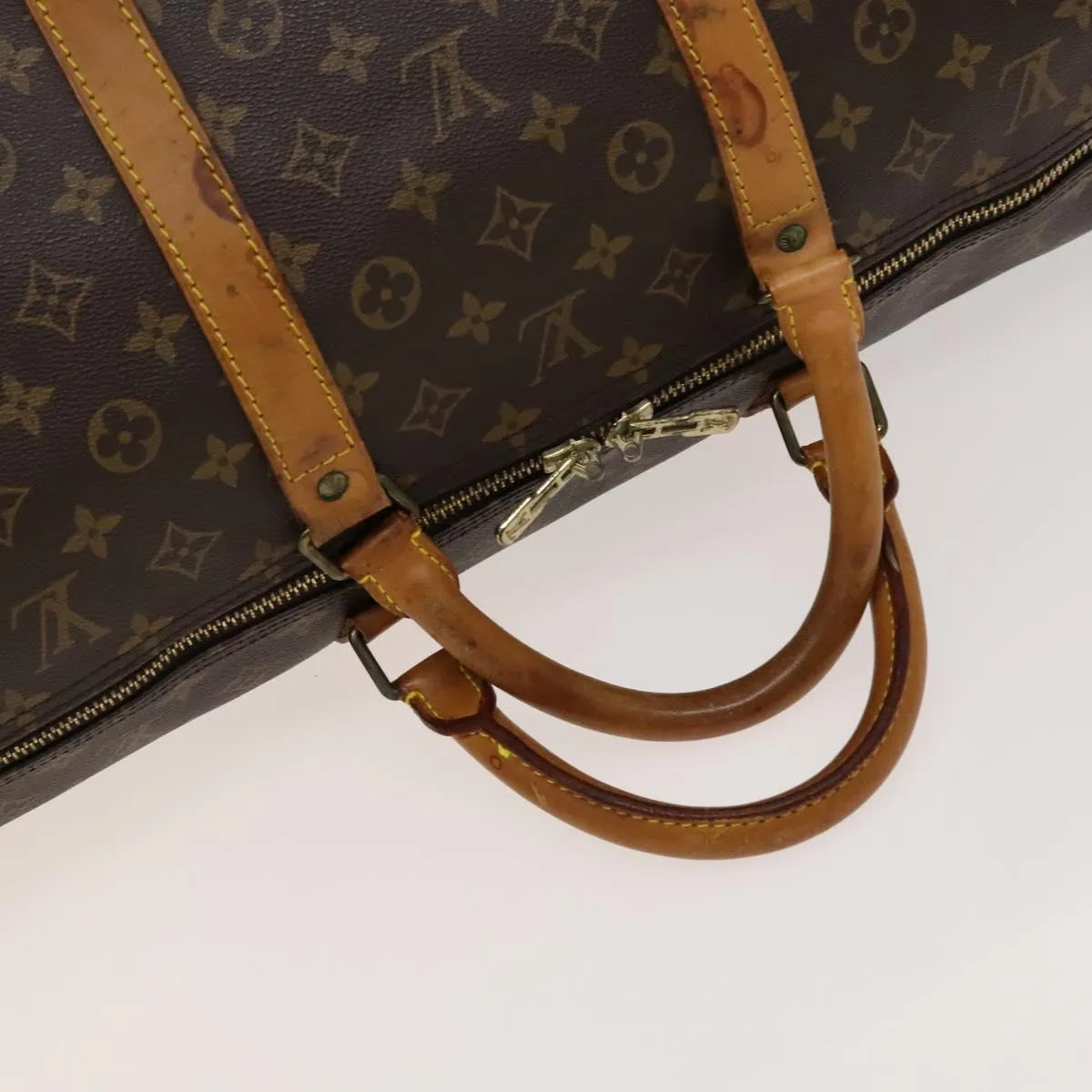 Louis Vuitton Keepall 60 Canvas Travel Bag (Pre-Owned)