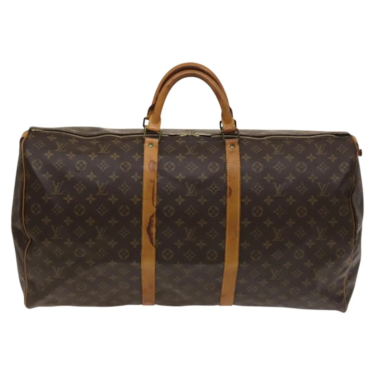 Louis Vuitton Keepall 60 Canvas Travel Bag (Pre-Owned)