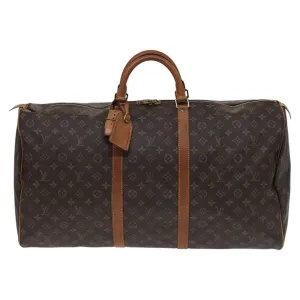 Louis Vuitton Keepall 60 Canvas Travel Bag (Pre-Owned)
