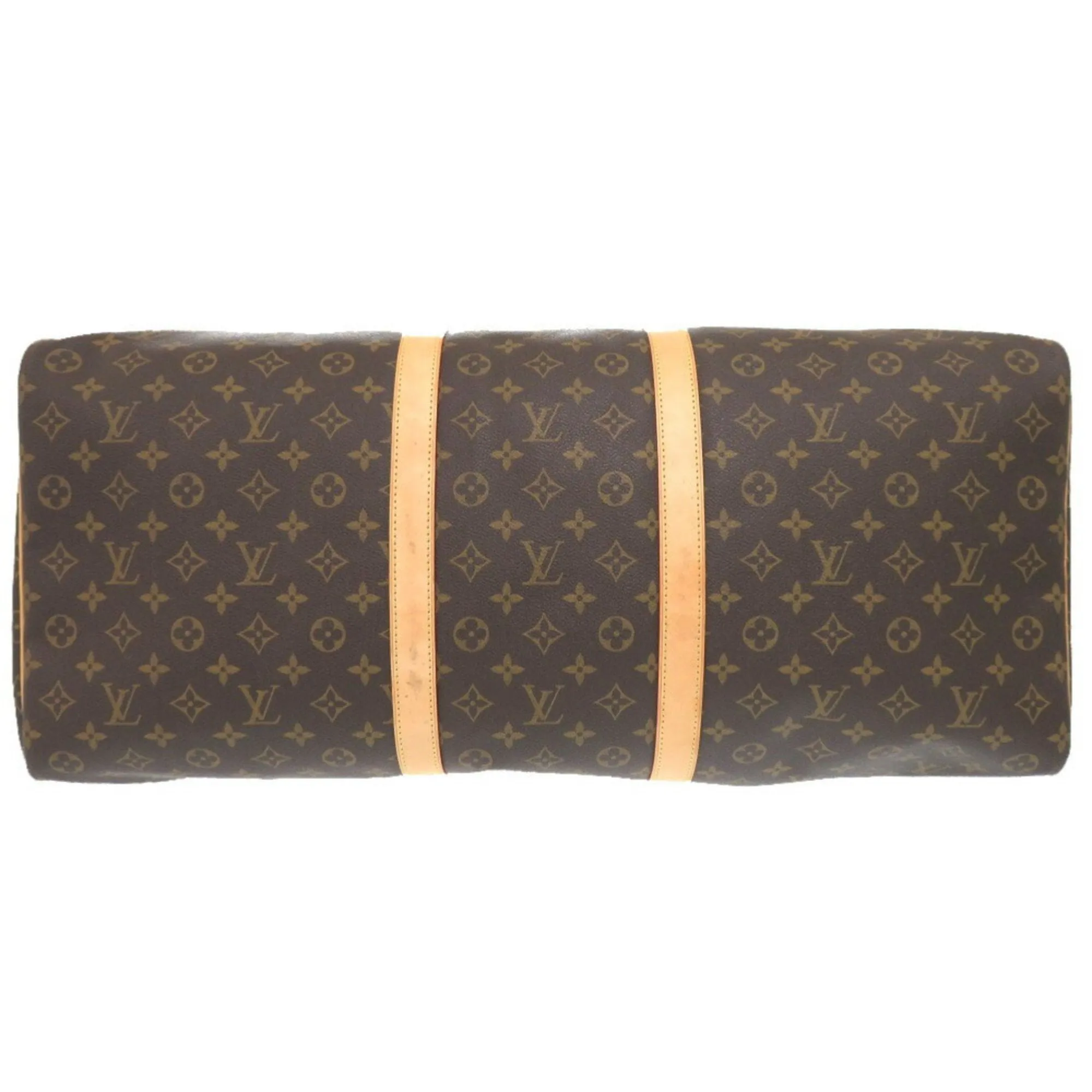 Louis Vuitton Keepall 60 Canvas Travel Bag (Pre-Owned)