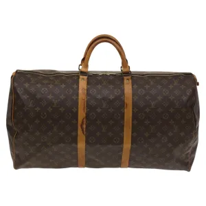 Louis Vuitton Keepall 60 Canvas Travel Bag (Pre-Owned)