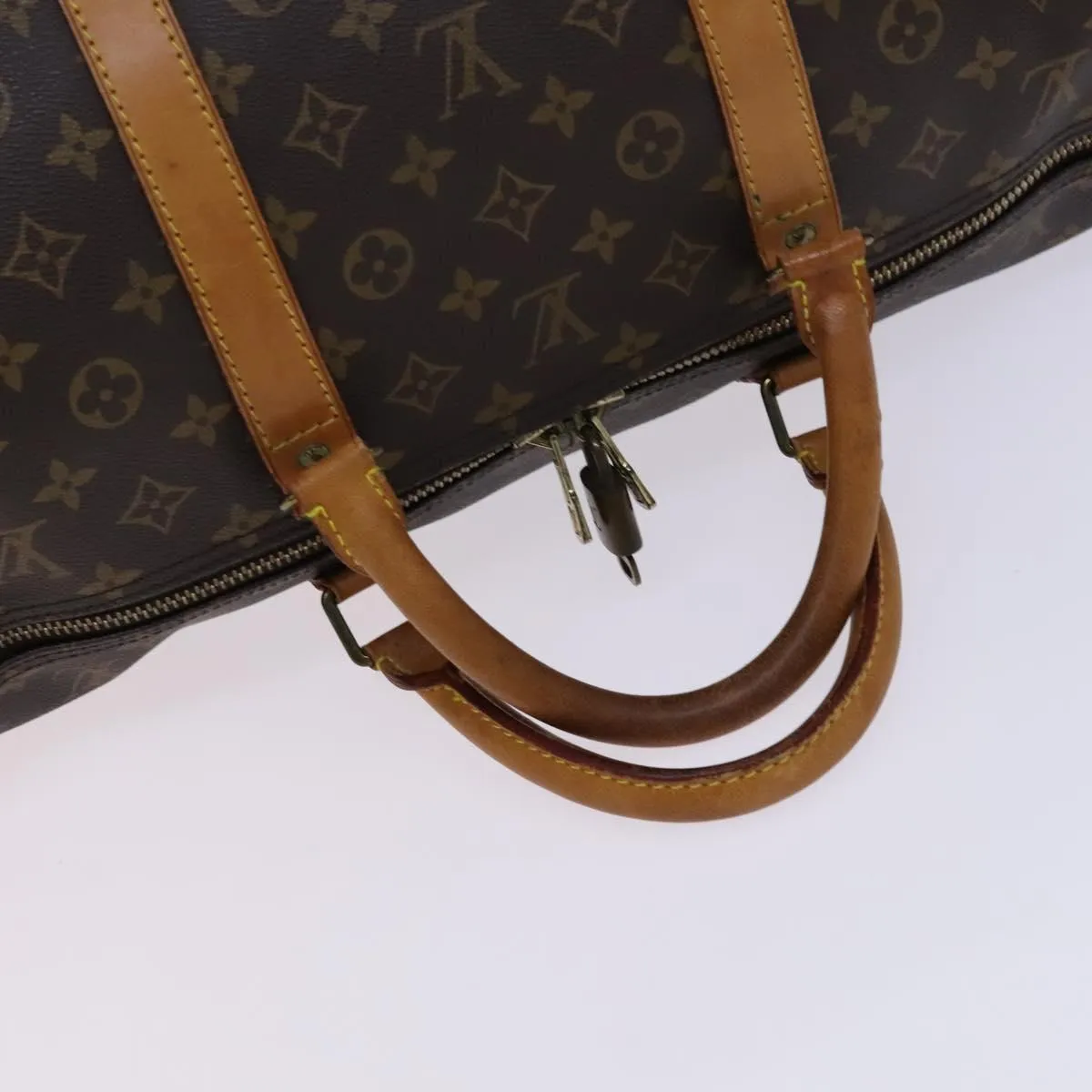Louis Vuitton Keepall 60 Canvas Travel Bag (Pre-Owned)