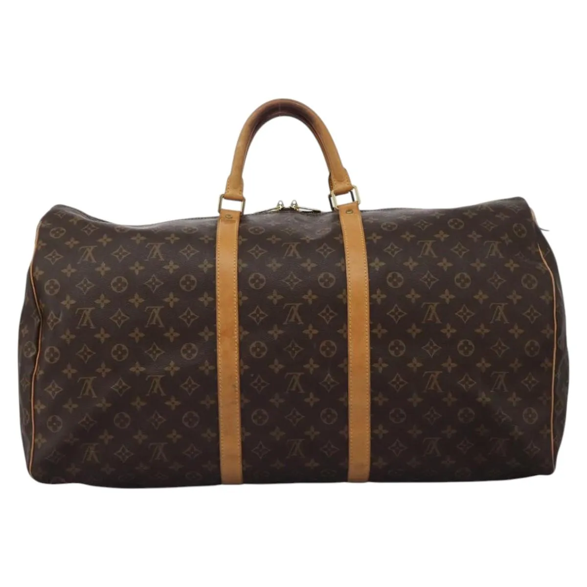Louis Vuitton Keepall 60 Canvas Travel Bag (Pre-Owned)