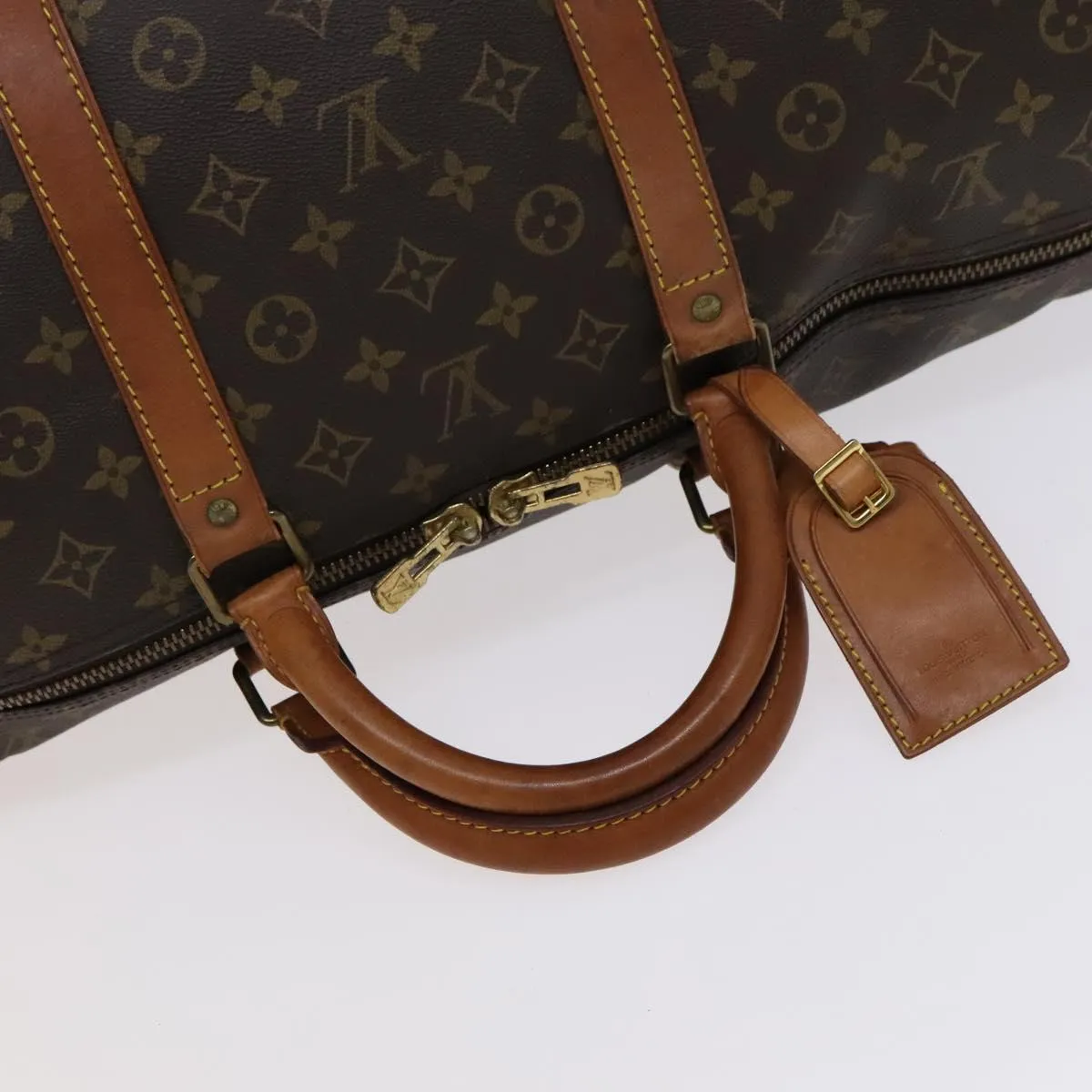 Louis Vuitton Keepall 60 Canvas Travel Bag (Pre-Owned)