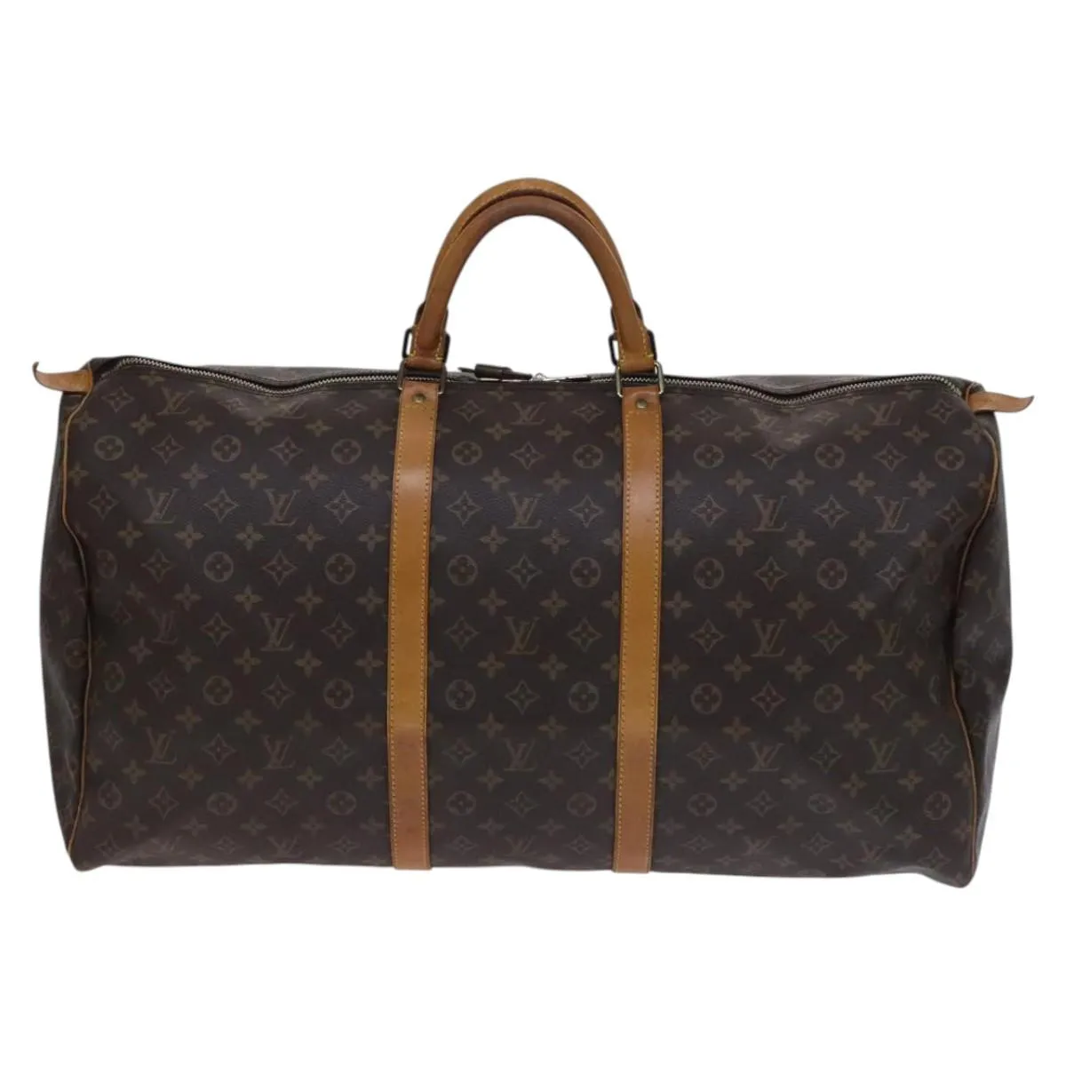 Louis Vuitton Keepall 60 Canvas Travel Bag (Pre-Owned)