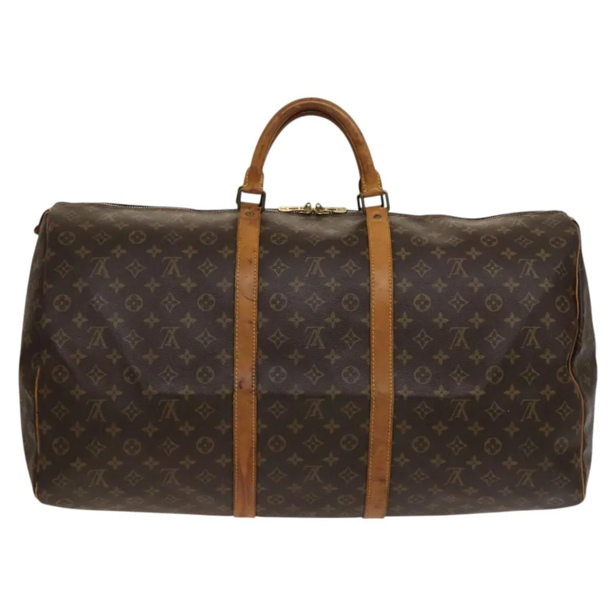 Louis Vuitton Keepall 60 Canvas Travel Bag (Pre-Owned)