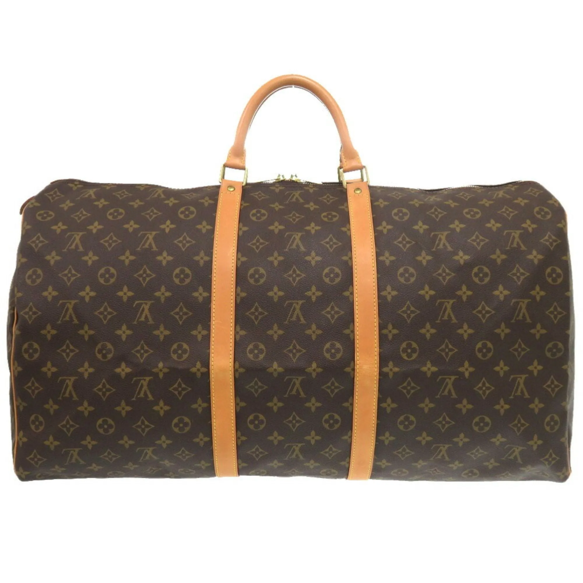 Louis Vuitton Keepall 60 Canvas Travel Bag (Pre-Owned)