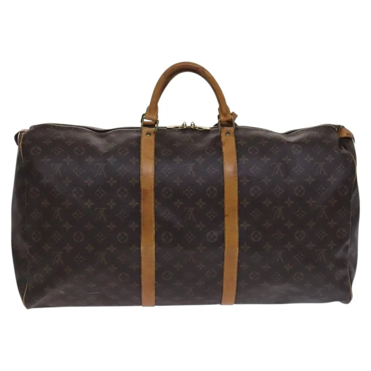 Louis Vuitton Keepall 60 Canvas Travel Bag (Pre-Owned)
