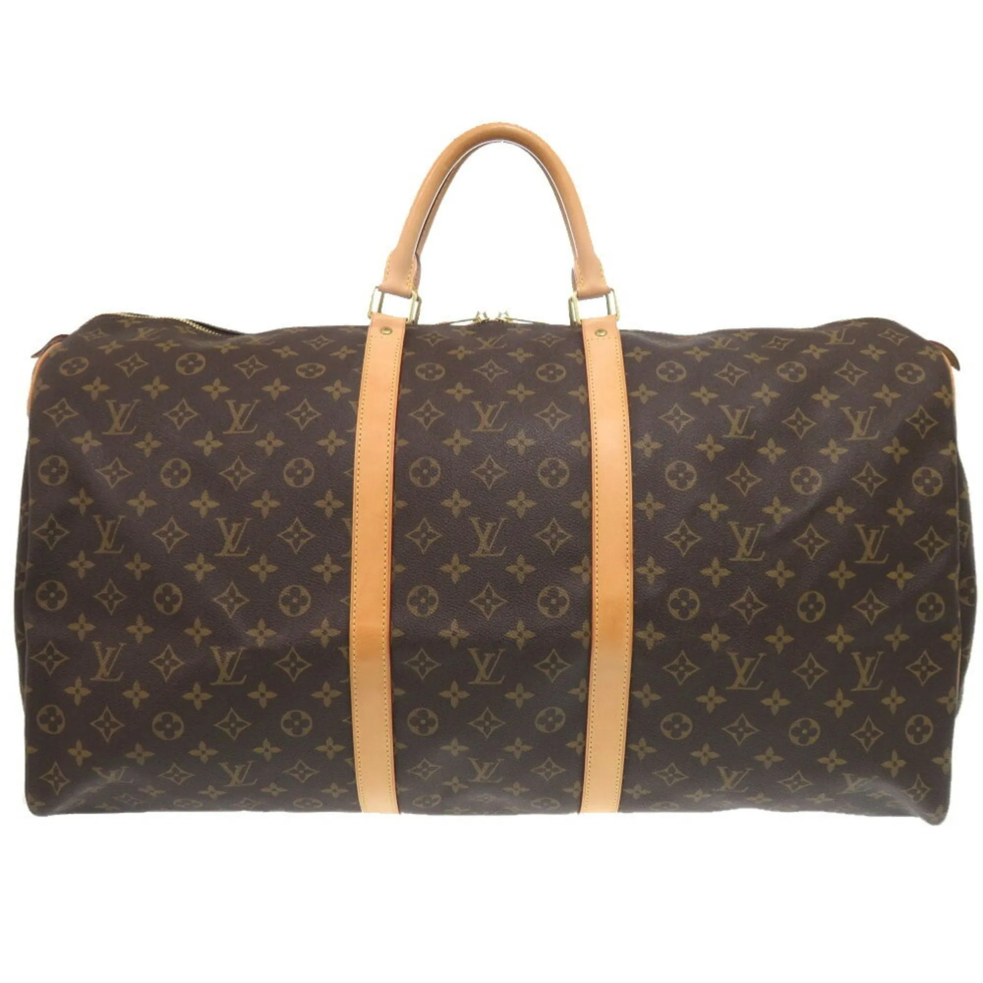 Louis Vuitton Keepall 60 Canvas Travel Bag (Pre-Owned)