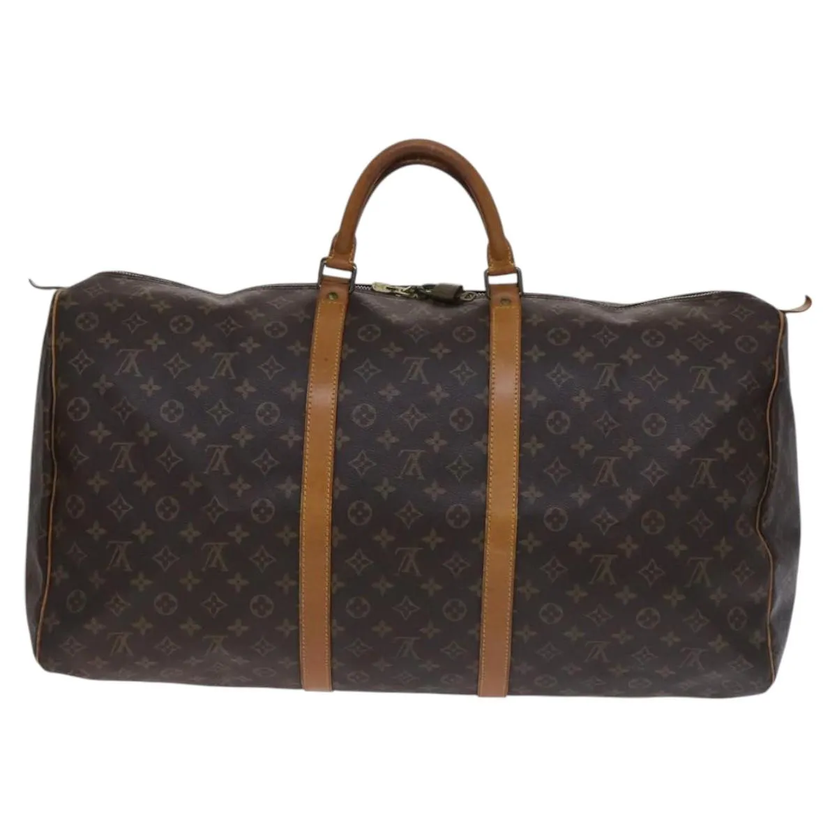Louis Vuitton Keepall 60 Canvas Travel Bag (Pre-Owned)