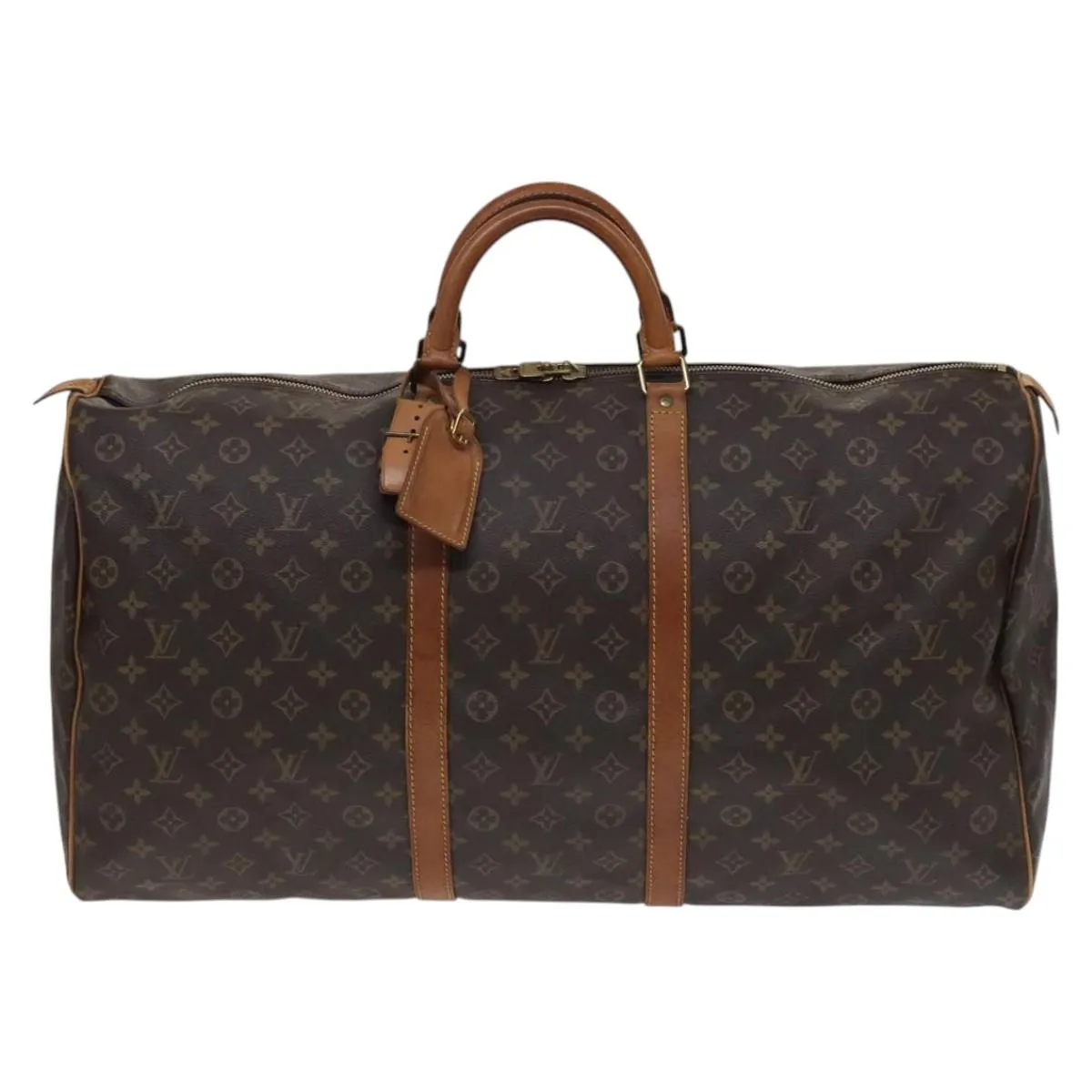 Louis Vuitton Keepall 60 Canvas Travel Bag (Pre-Owned)