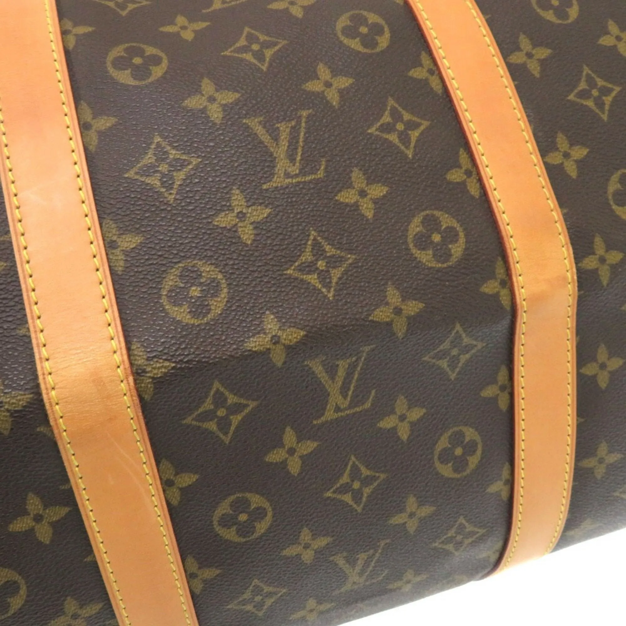 Louis Vuitton Keepall 60 Canvas Travel Bag (Pre-Owned)