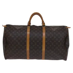 Louis Vuitton Keepall 60 Canvas Travel Bag (Pre-Owned)