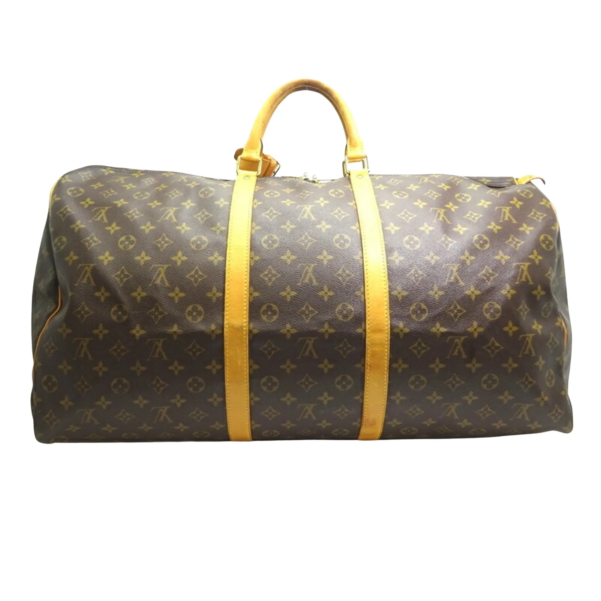 Louis Vuitton Keepall 60 Canvas Travel Bag (Pre-Owned)