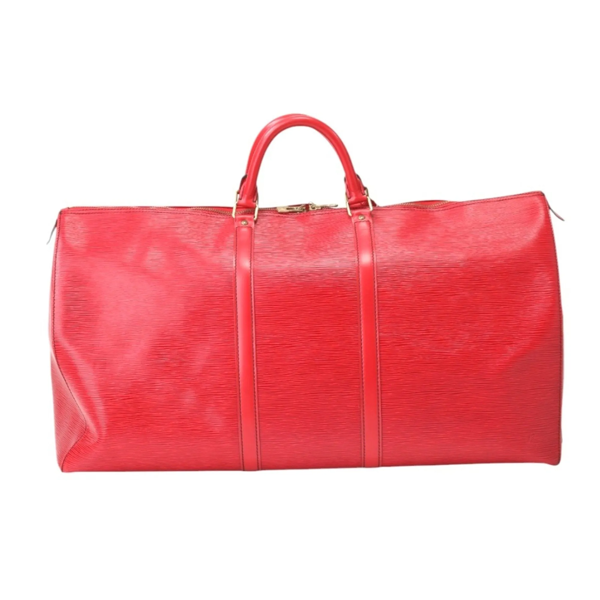 Louis Vuitton Keepall 60 Leather Travel Bag (Pre-Owned)