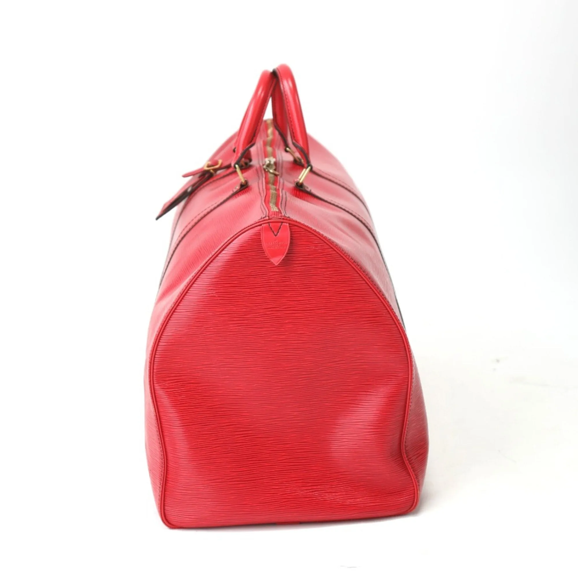 Louis Vuitton Keepall 60 Leather Travel Bag (Pre-Owned)
