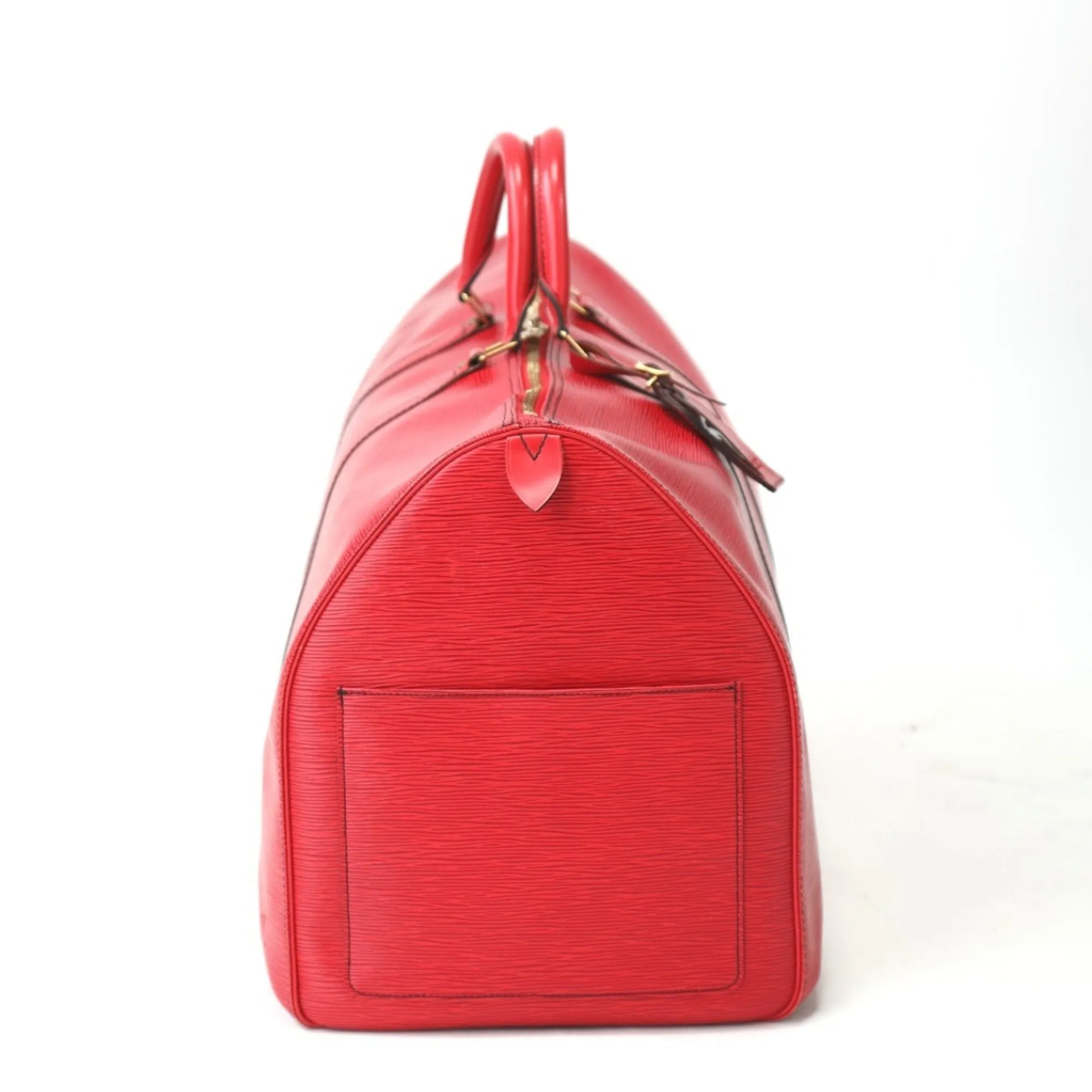 Louis Vuitton Keepall 60 Leather Travel Bag (Pre-Owned)