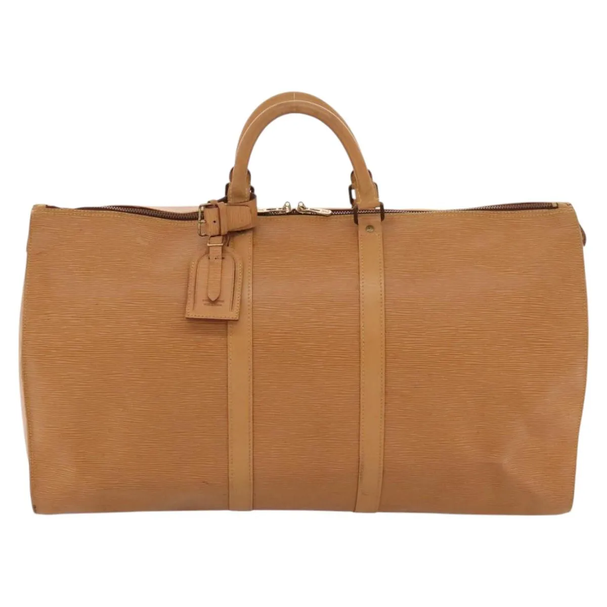 Louis Vuitton Keepall 60 Leather Travel Bag (Pre-Owned)
