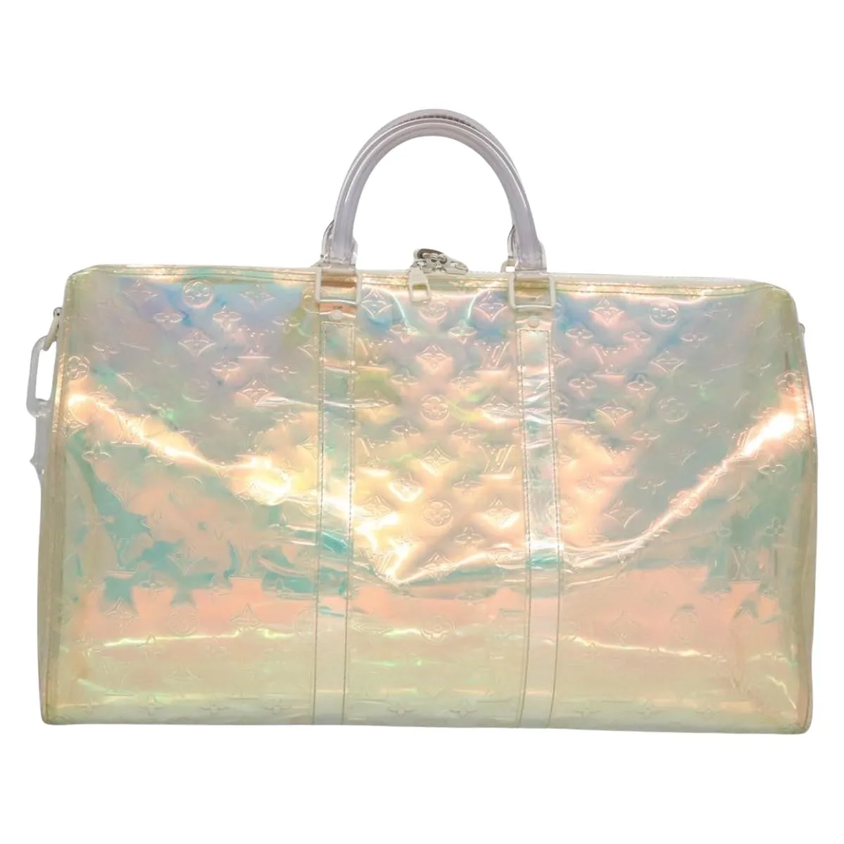 Louis Vuitton Keepall Bandouliere 50 Leather Travel Bag (Pre-Owned)