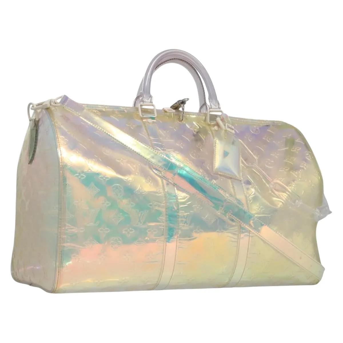 Louis Vuitton Keepall Bandouliere 50 Leather Travel Bag (Pre-Owned)
