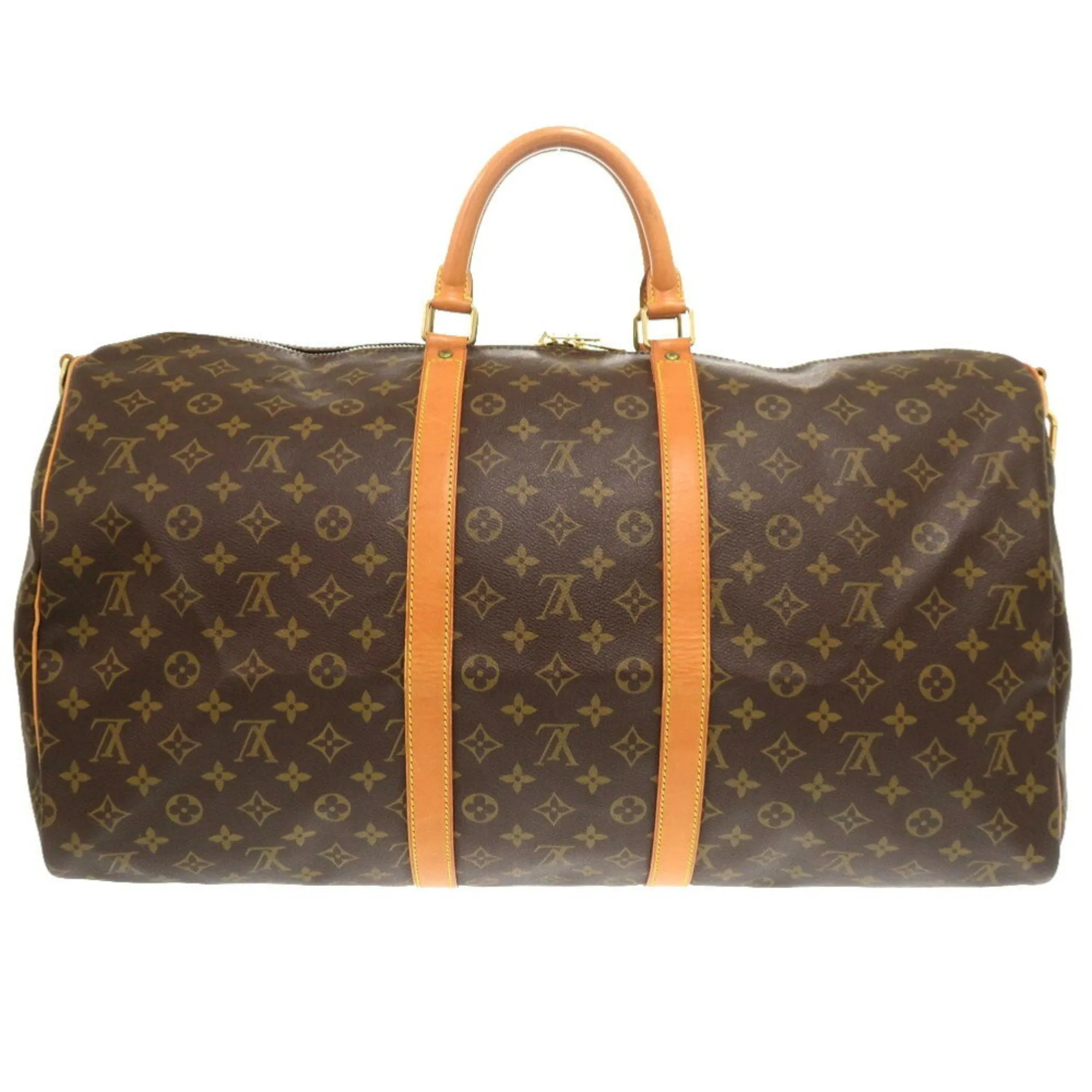 Louis Vuitton Keepall Bandouliere 55 Canvas Travel Bag (Pre-Owned)