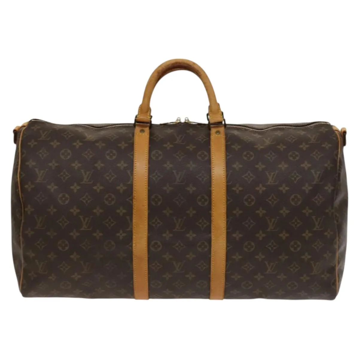 Louis Vuitton Keepall Bandouliere 55 Canvas Travel Bag (Pre-Owned)