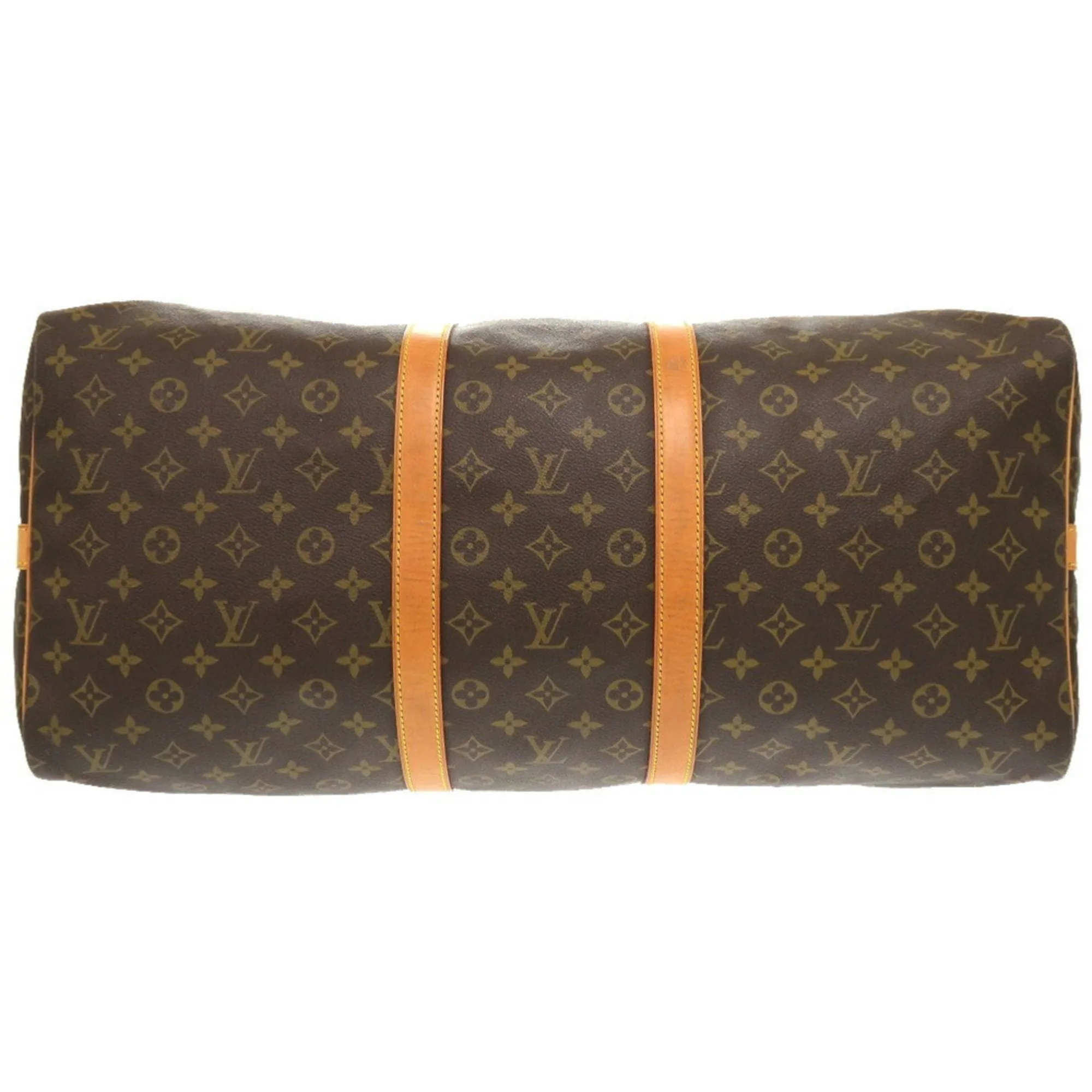 Louis Vuitton Keepall Bandouliere 55 Canvas Travel Bag (Pre-Owned)