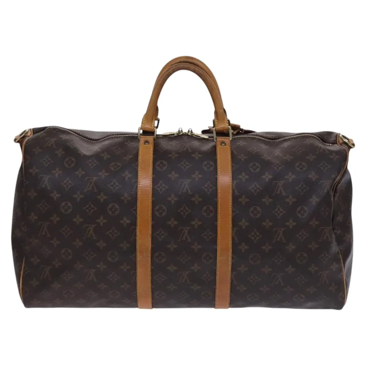 Louis Vuitton Keepall Bandouliere 55 Canvas Travel Bag (Pre-Owned)
