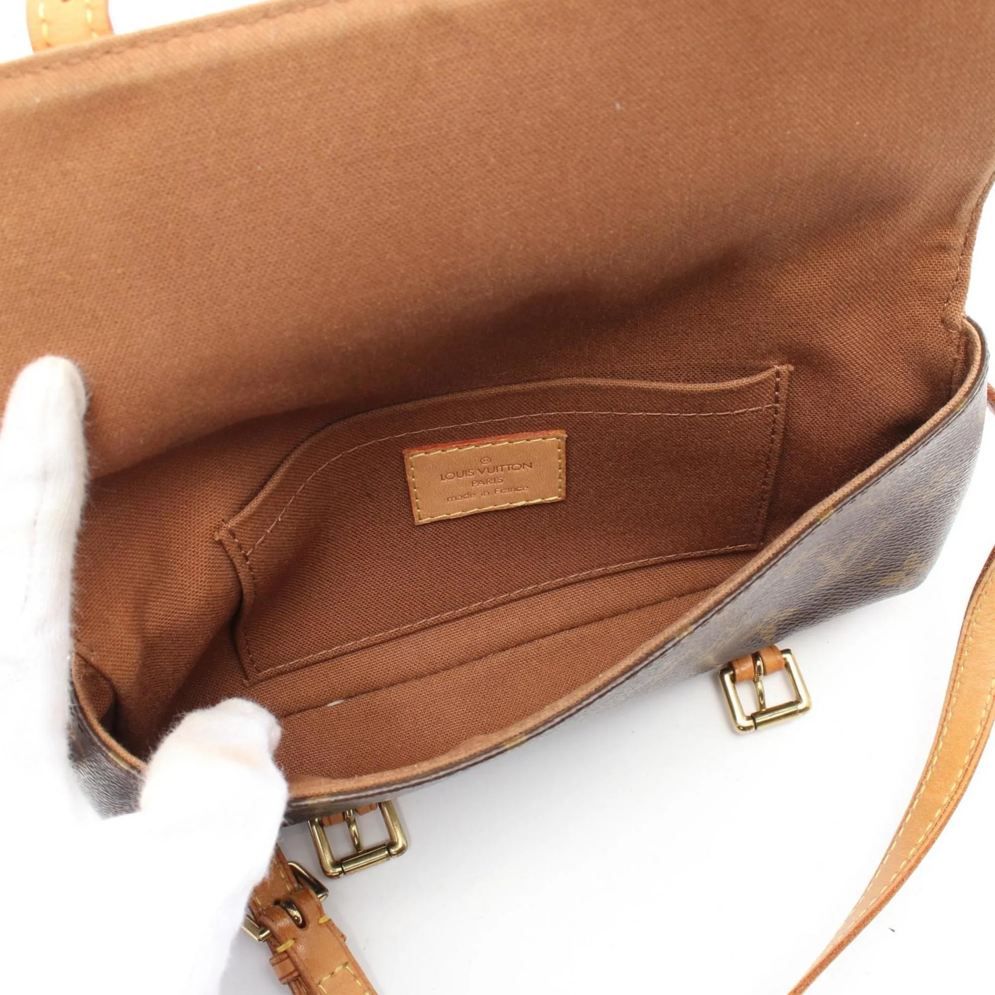 Louis Vuitton Monogram Coated Canvas Fanny Pack Pochette (Pre-Owned)