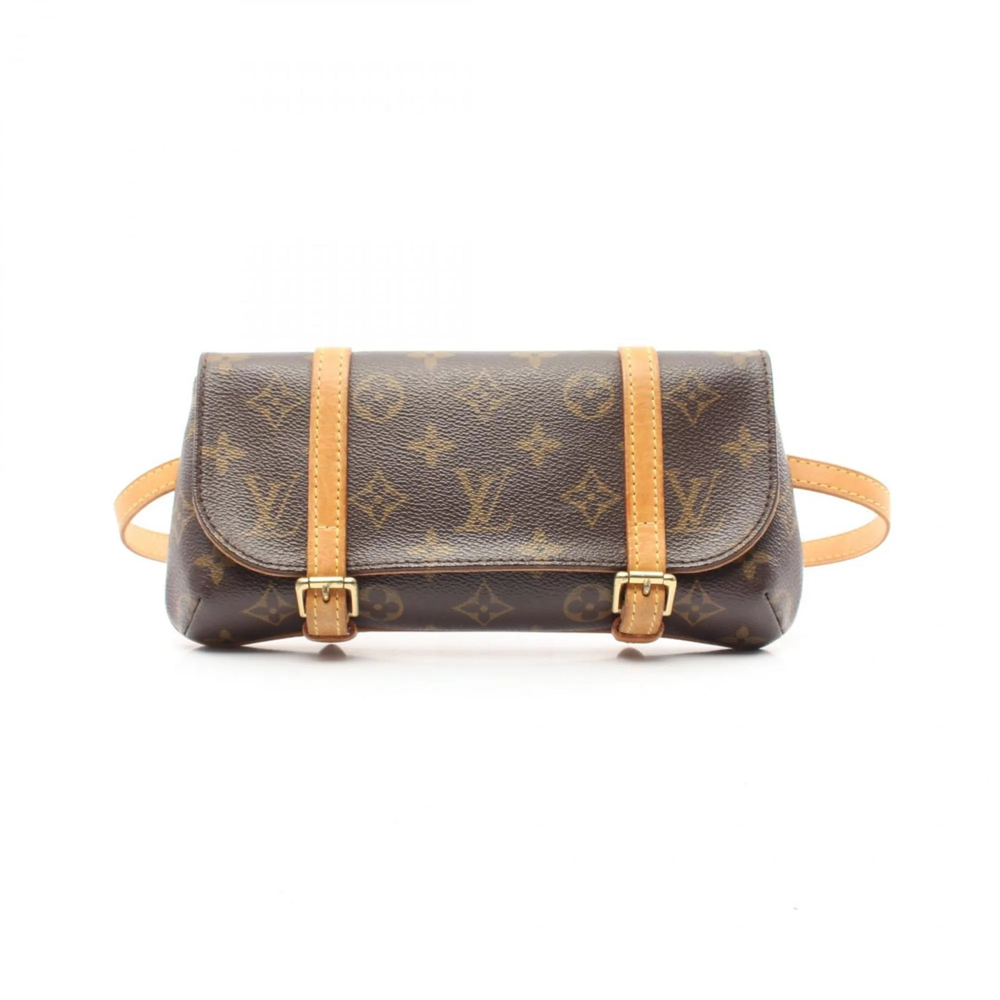 Louis Vuitton Monogram Coated Canvas Fanny Pack Pochette (Pre-Owned)