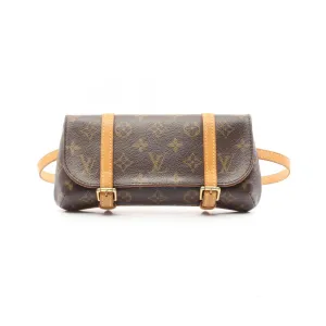 Louis Vuitton Monogram Coated Canvas Fanny Pack Pochette (Pre-Owned)