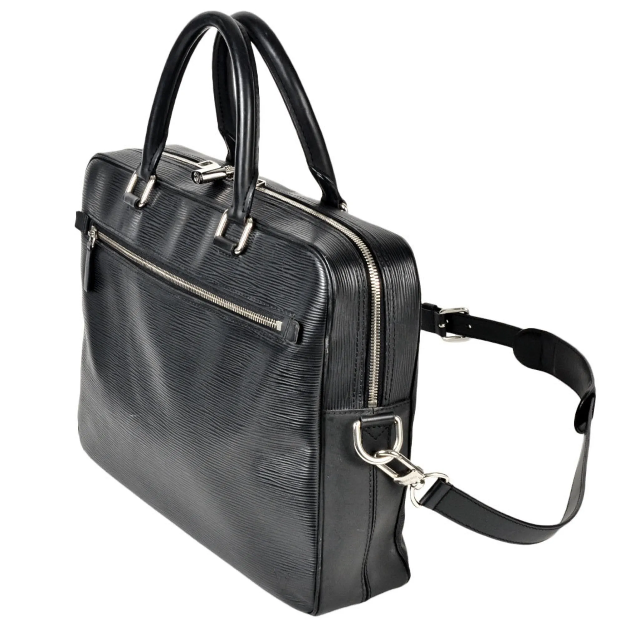 Louis Vuitton Noir Epi Leather Shoulder Bag (Pre-Owned)