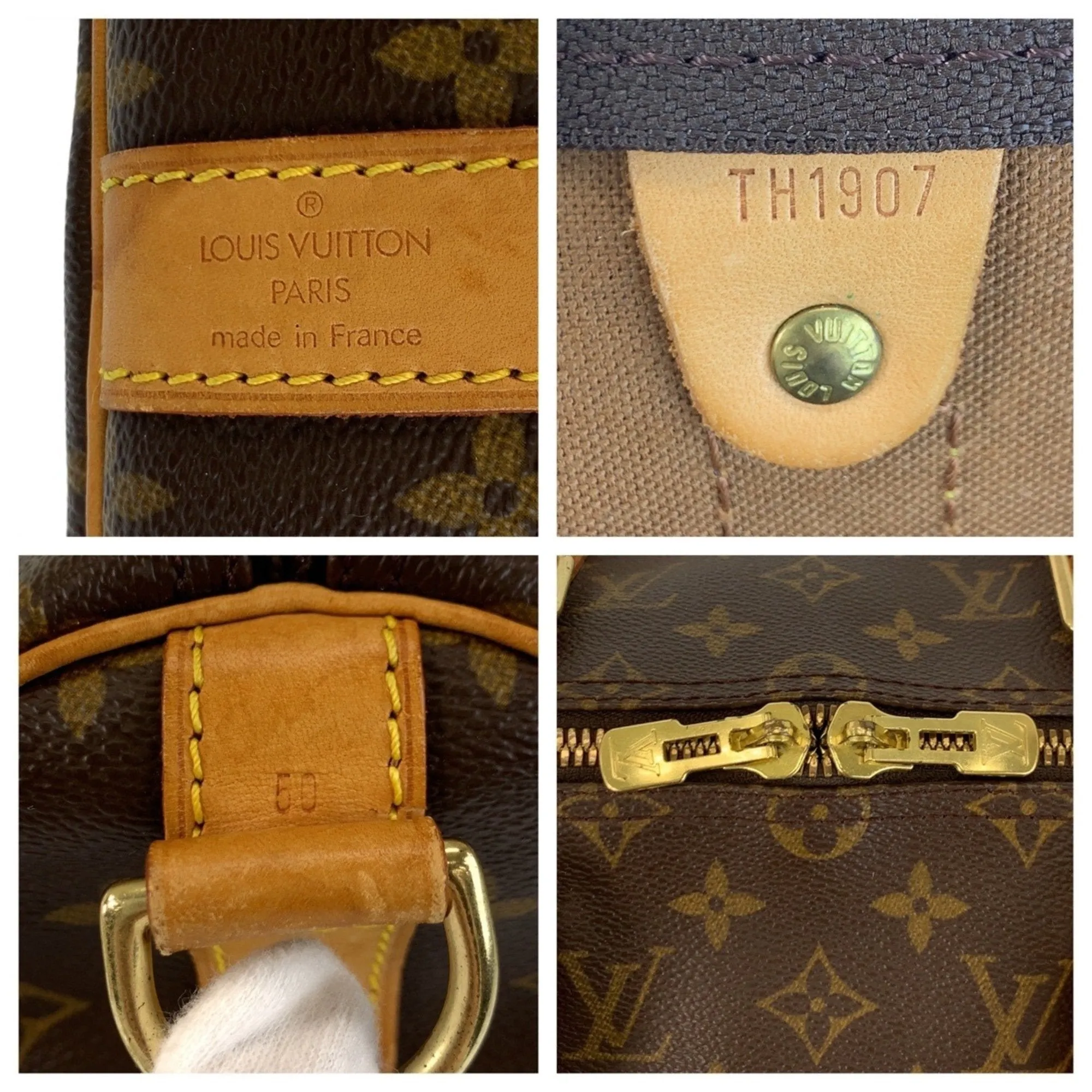 Louis Vuitton Pvc Leather Boston Bag Shoulder Bag (Pre-Owned)