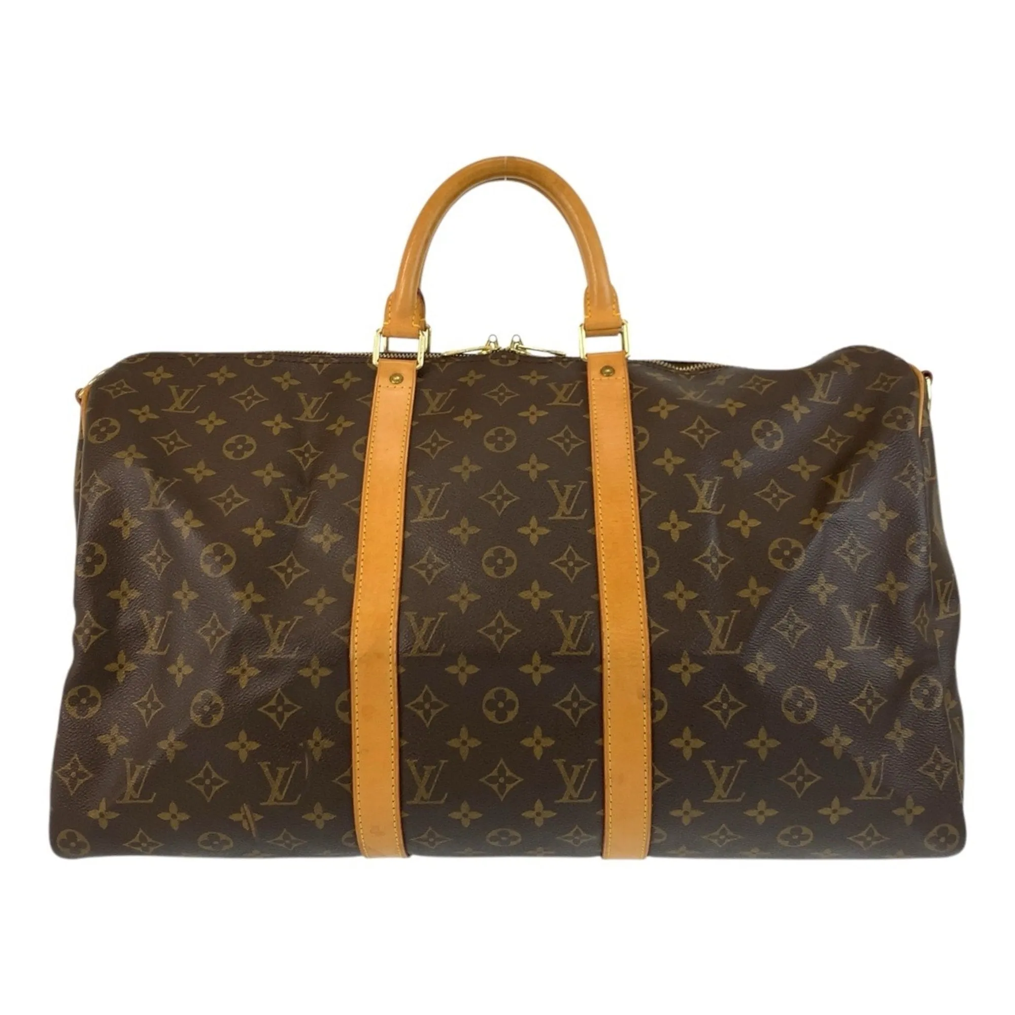 Louis Vuitton Pvc Leather Boston Bag Shoulder Bag (Pre-Owned)