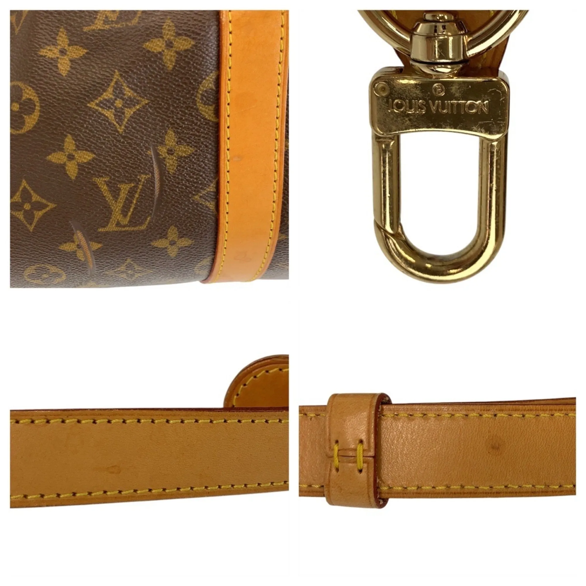 Louis Vuitton Pvc Leather Boston Bag Shoulder Bag (Pre-Owned)