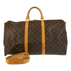 Louis Vuitton Pvc Leather Boston Bag Shoulder Bag (Pre-Owned)