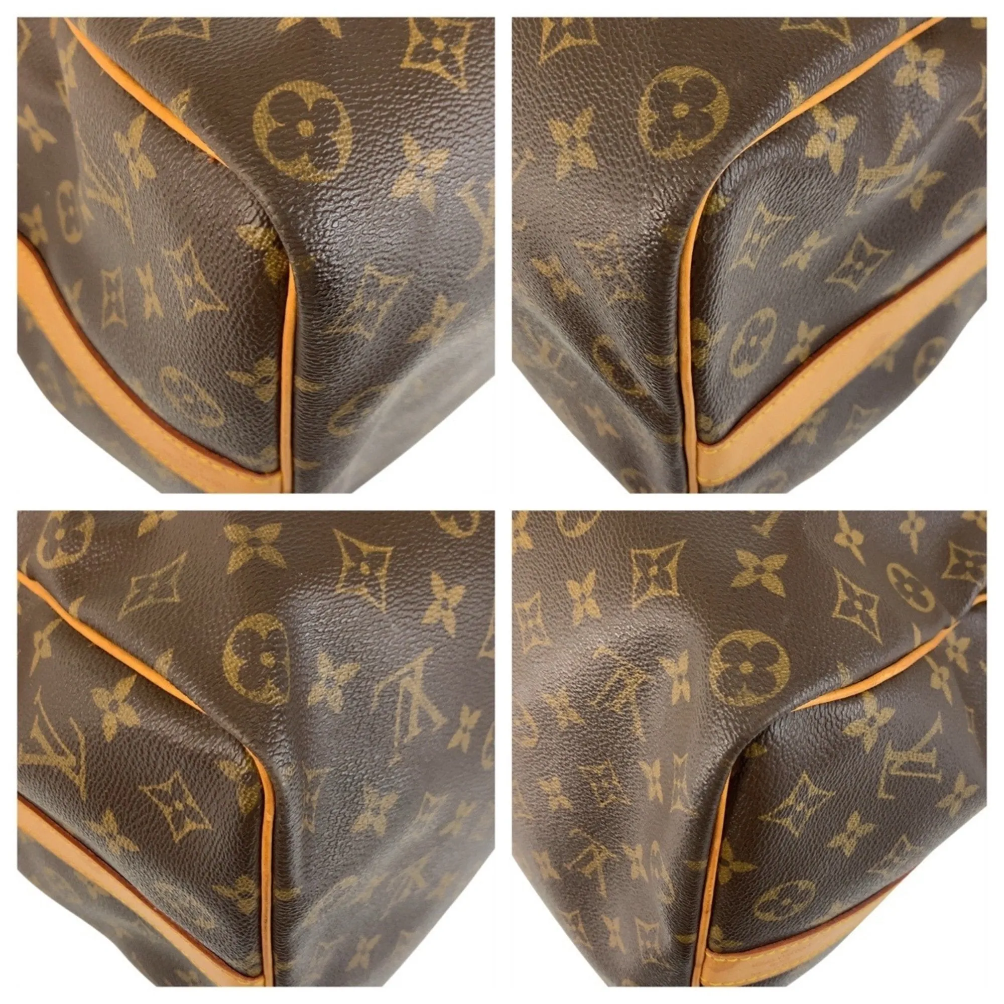 Louis Vuitton Pvc Leather Boston Bag Shoulder Bag (Pre-Owned)