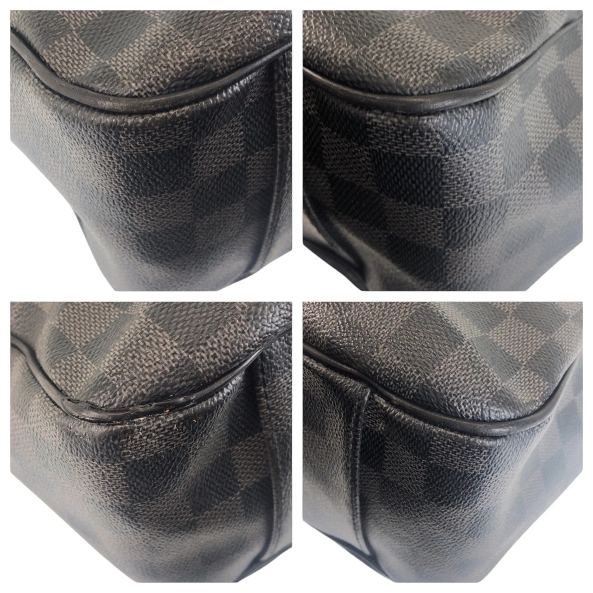 Louis Vuitton Pvc Leather Handbag (Pre-Owned)
