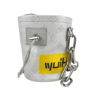 Louis Vuitton  yellow Coated Canvas Shoulder Bag (Pre-Owned)