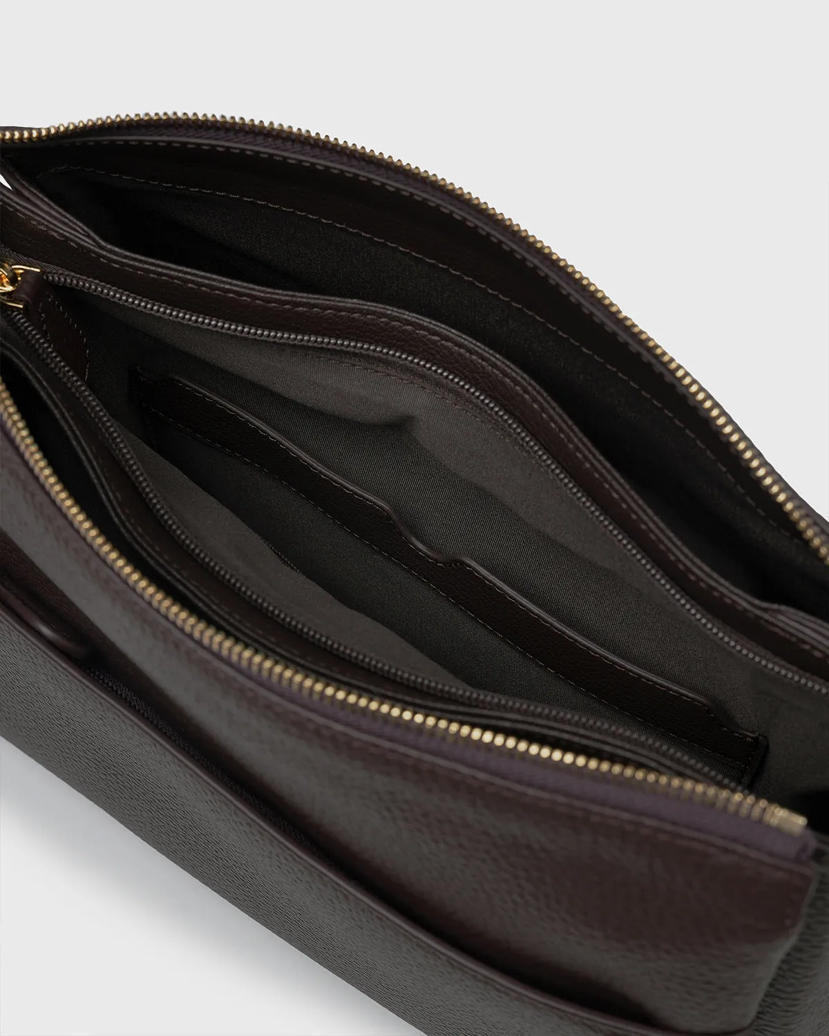 Marlows Shoulder Bag (Dark Plum)
