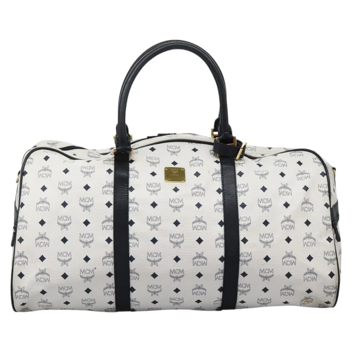 MCM Visetos Canvas Travel Bag (Pre-Owned)