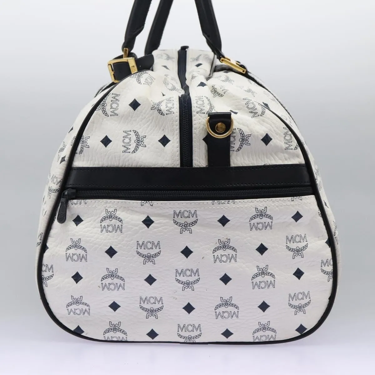 MCM Visetos Canvas Travel Bag (Pre-Owned)