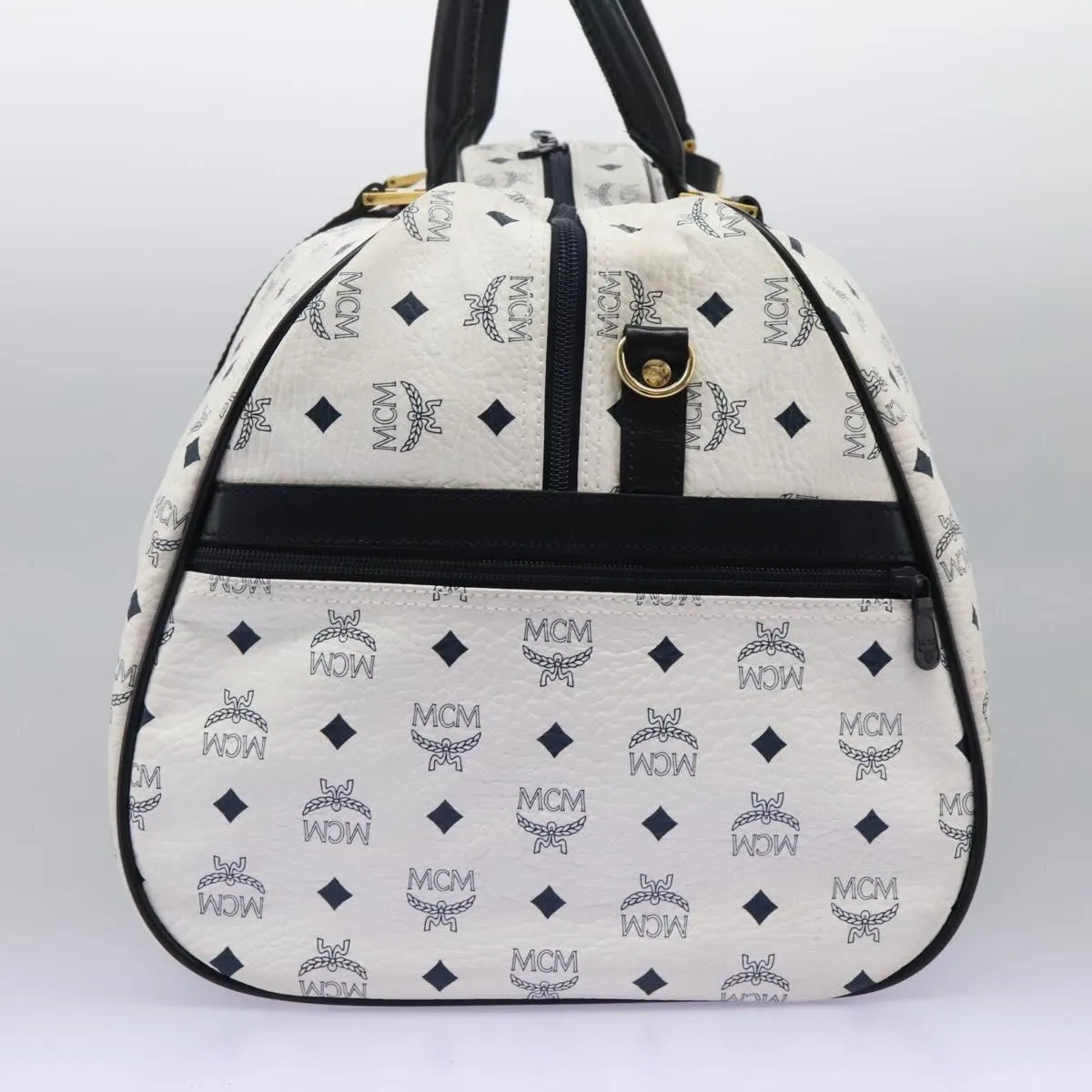 MCM Visetos Canvas Travel Bag (Pre-Owned)
