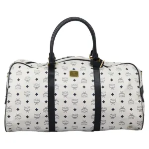 MCM Visetos Canvas Travel Bag (Pre-Owned)