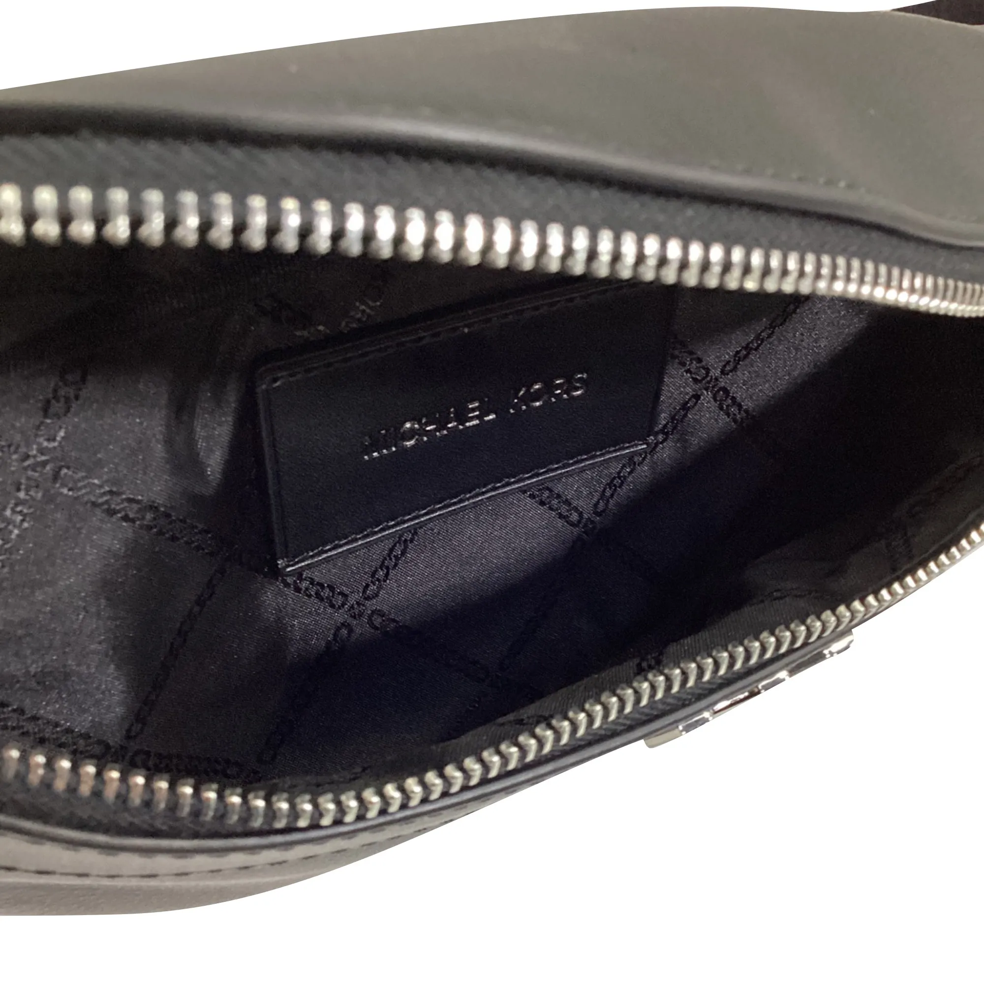 Michael Kors Varick Hip Bag in Black Leather