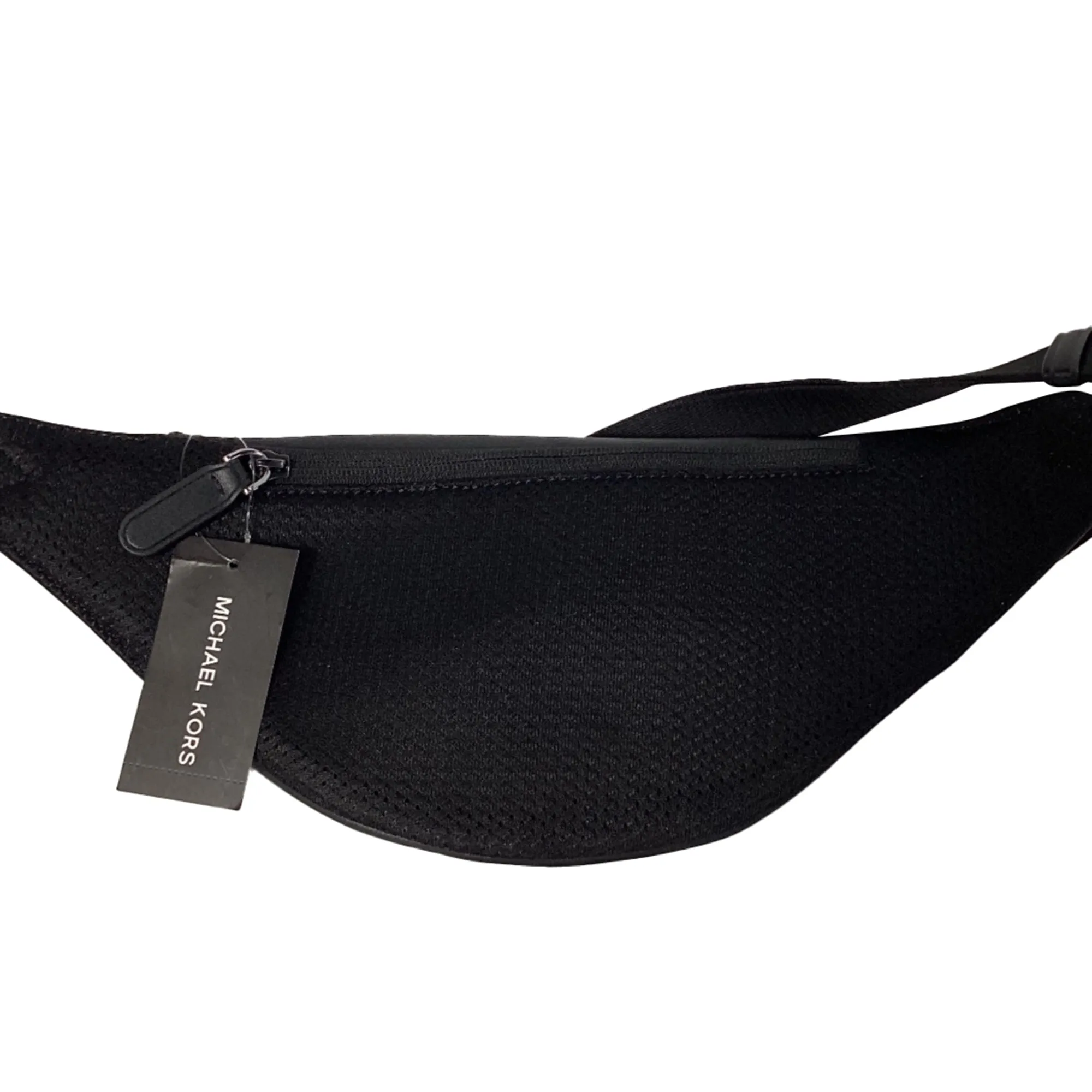 Michael Kors Varick Hip Bag in Black Leather